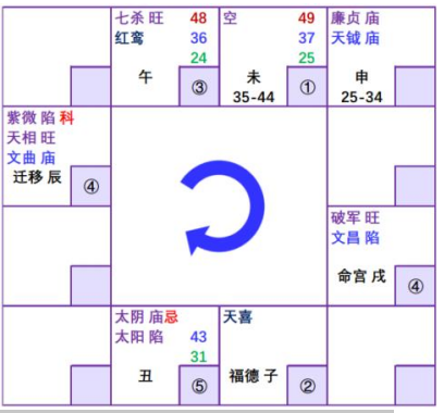 紫微斗数配图